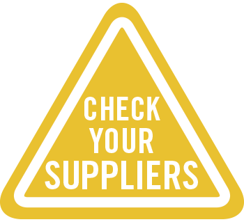 Check Your Supplier